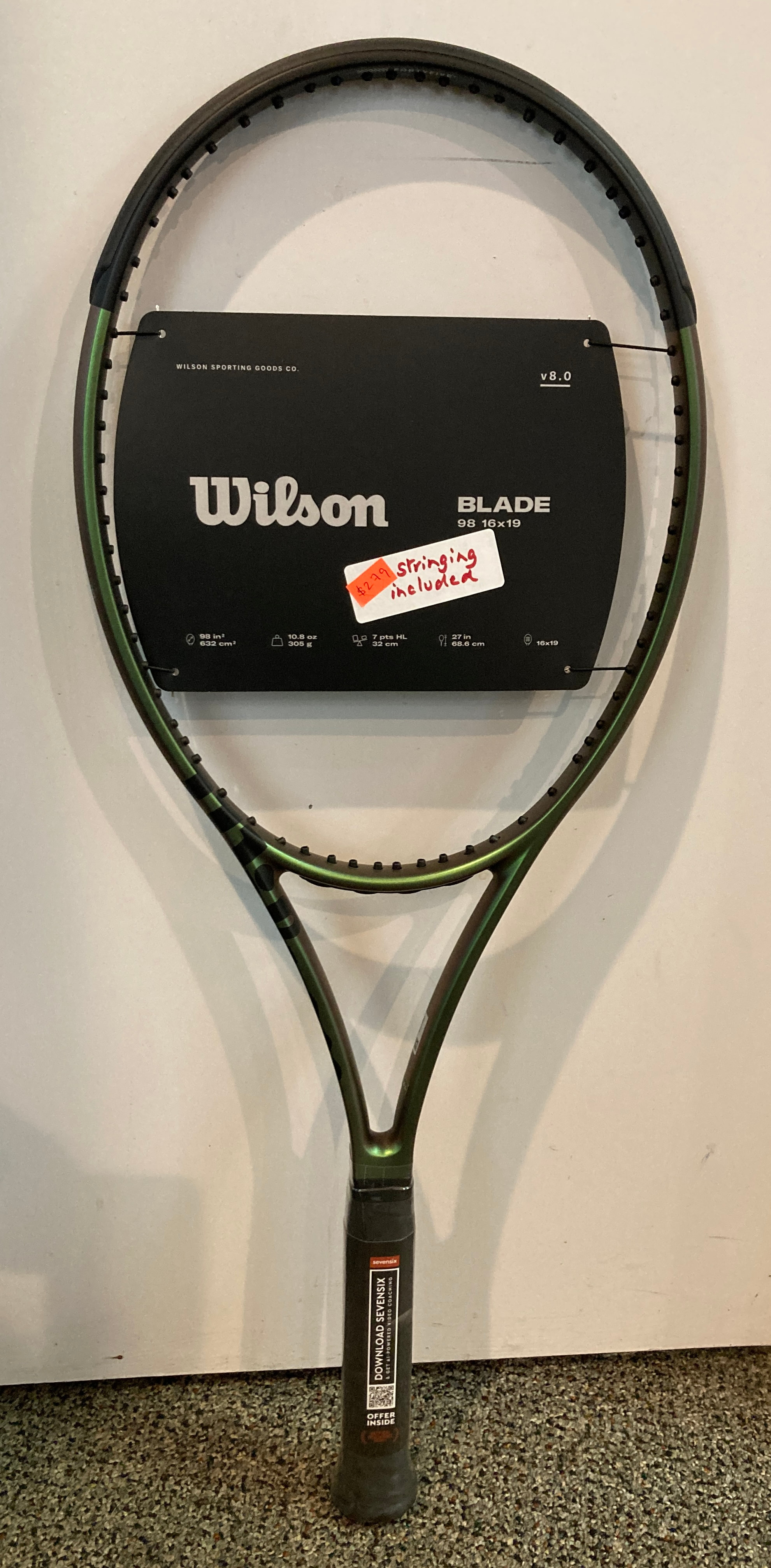 ウイルソン テニスラケット ブレード 98 16×19 V8.0 - ラケット(硬式用)